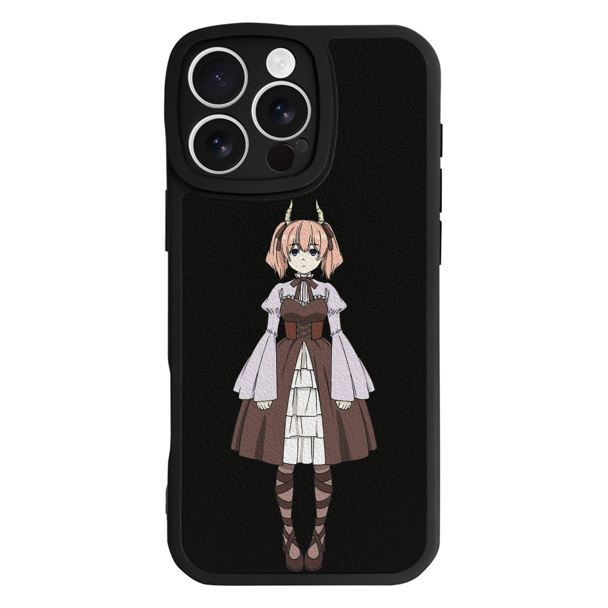 （画像用） 葬送のフリーレン Frieren 【iPhone 16シリーズ対応】シリコンスマホケース（レザー調） 材質：シリコン